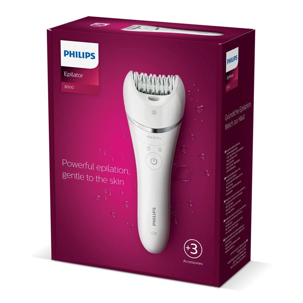 BRE700|Philips epileerapparaat voor benen en lichaam, Wet &amp; Dry