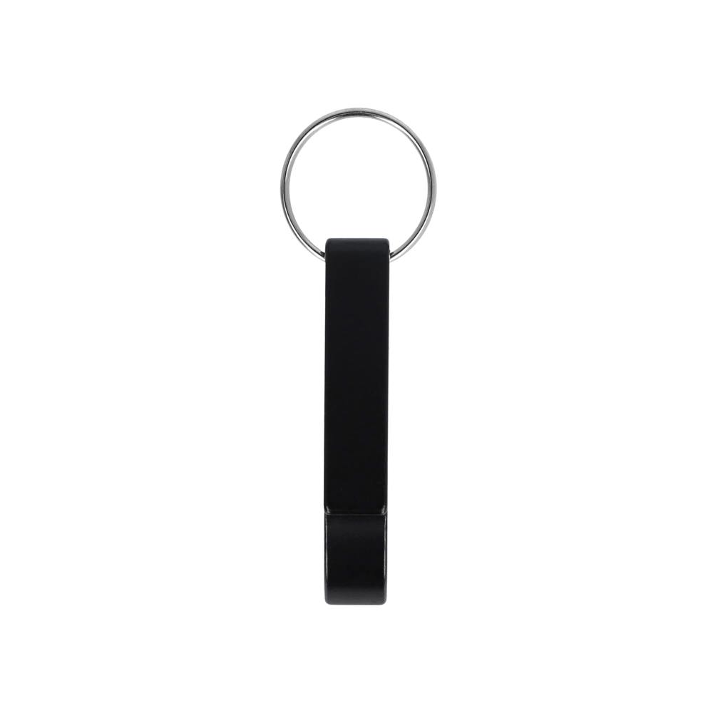 Flesopener sleutelhanger - Zwart